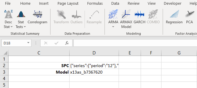 使用 X13 向导构建 X13 模型。输出将是 JSON 文本形式的模型规范。
