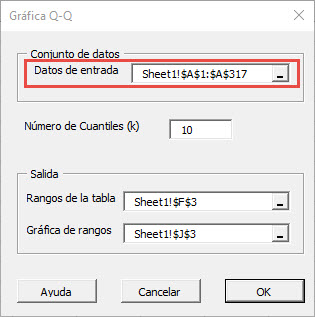 NumXL QQ-Plot Wizard in Excel.