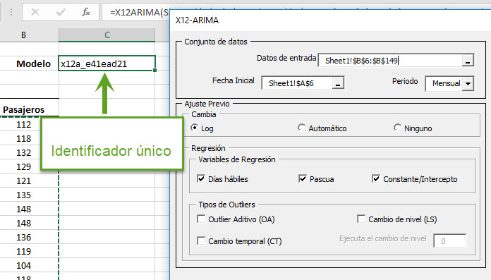 X12 ARIMA unique identifier.